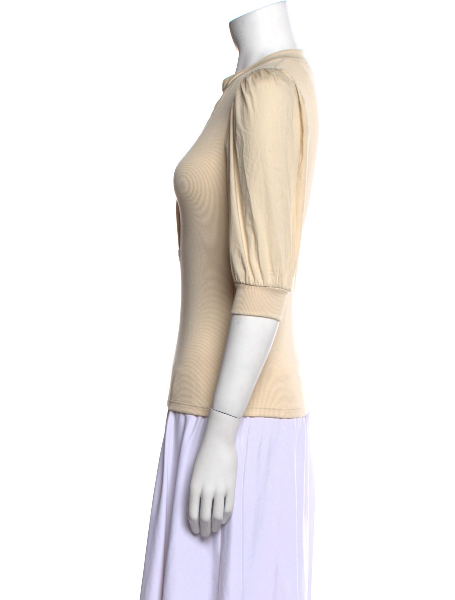 Veronica Beard V-Neck Three-Quarter Sleeve Tunic